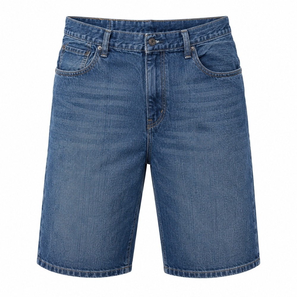 Levi 569 Shorts Mens 32x22 Blue Loose Straight Denim 11" Baggy‎ Y2K Skater Jorts